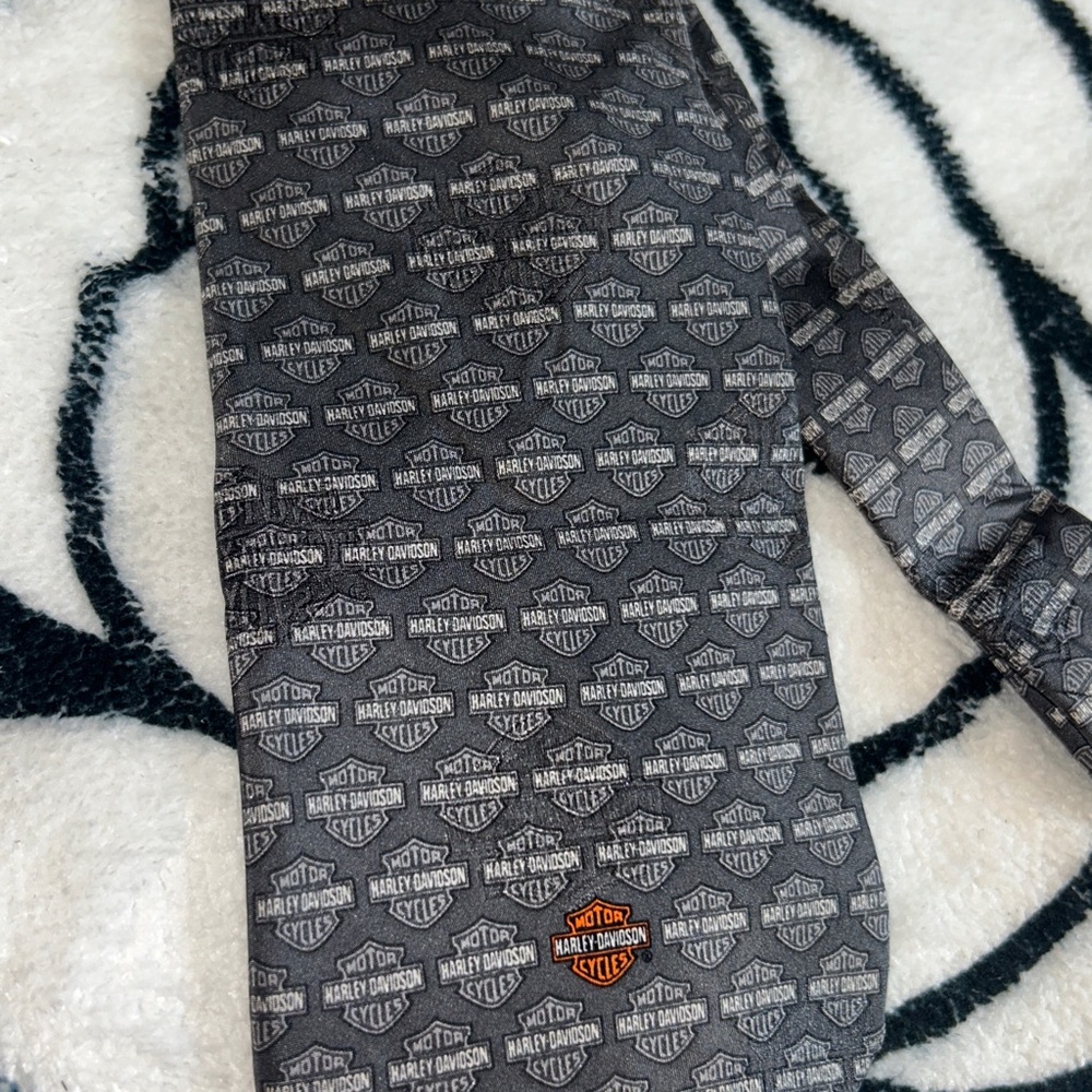 Vintage Harley Davidson Silk Tie - Picture 4 of 11